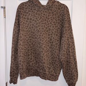Abercrombie Leopard Print Hoodie